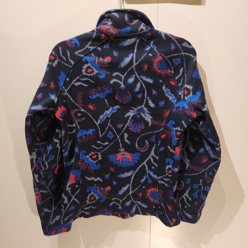 Sherpa Adventure Gear Bhutan Full Zip Jacket Rathee Blue Floral GORPcore Sz M - Picture 4 of 9